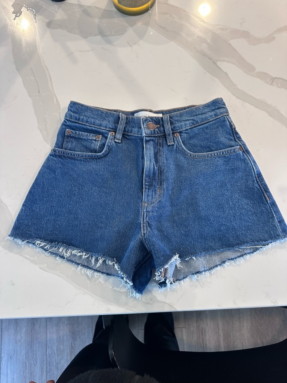 Denim Forum JODIE CURVE-FIT HI-RISE MINI from Aritzia - Picture 6 of 6